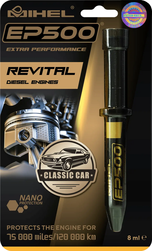 MIHEL EP500 DEC – Ceramic Additive for Diesel Engines (Classic Cars)